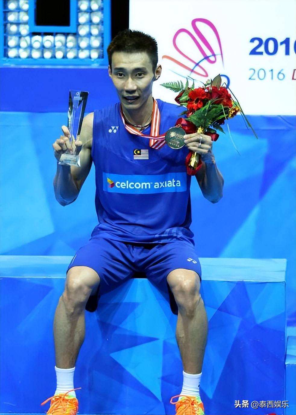 马来西亚羽毛球队鏖战韩国羽毛球队，李宗伟送出助攻